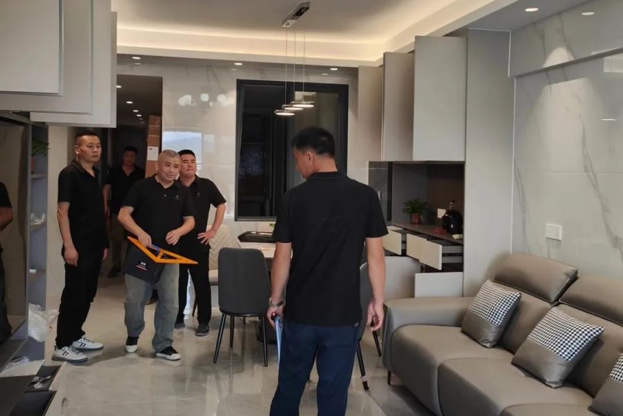 第一娱乐每月工地大巡检｜以质量为企业生命之基础，，，，力争为业主筑造理想家居!